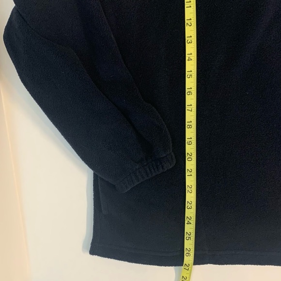 Men’s Vintage Alaska Zip Up Fleece Jacket Size Large Navy Red Retro Oversized - Picture 7 of 11